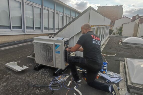 Pompe à chaleur Daikin à Marolles en Brie
