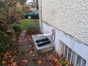 Installation PAC air eau Panasonic