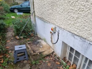 Installation PAC air eau Panasonic