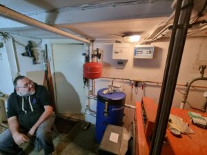 Installation PAC air eau Panasonic