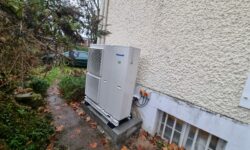 Installation PAC air eau Panasonic