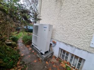 Installation PAC air eau Panasonic