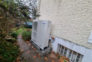 Installation PAC air eau Panasonic