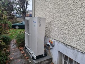Installation PAC air eau Panasonic