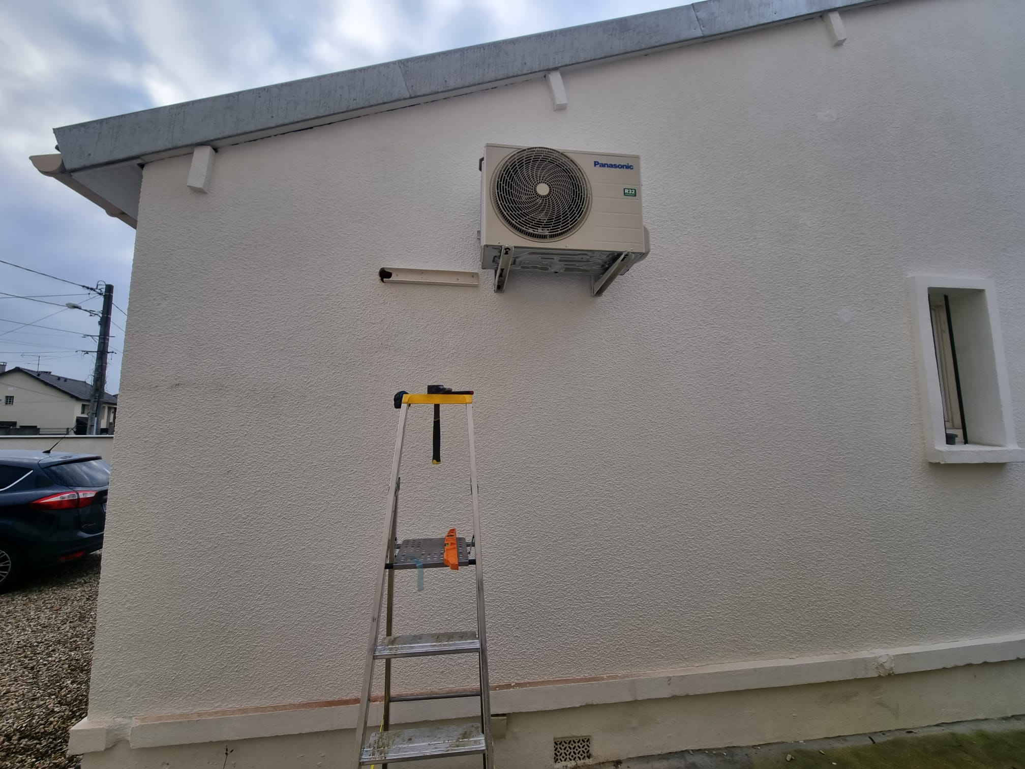 Installation PAC Panasonic à Santeny