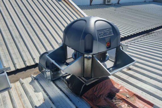 Remplacement d'une tourelle de ventilation -3