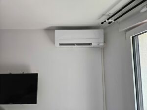 Mise en service pompe à chaleur air air Mitsubishi à Champigny sur marne