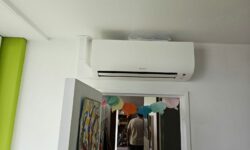 Pose de deux PAC Daikin à Serris