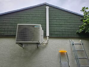 Pose de deux PAC Daikin à Serris