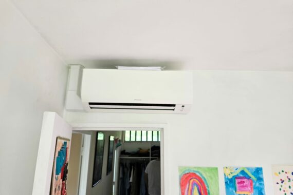 Pose de deux Pompe à chaleur Daikin à Serris