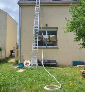 installation de deux pompes à chaleur Daikin à vitry sur seine