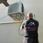 installation de deux pompes à chaleur Daikin à yerres