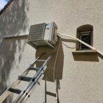 installation de deux pompes à chaleur Daikin à yerres