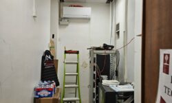 Mise en place d'une pompe à chaleur MITSUBISHI dans salle informatique à Montrouge