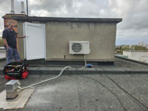 Installation pompe à chaleur Mitsubishi à Montrouge-5