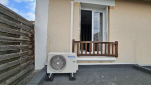 Installation PAC Panasonic PARIS