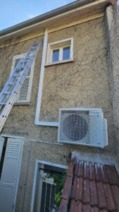 installation d'une pompe à chaleur Daikin