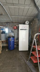 Installation d'une pompe à chaleur air eau Panasonnic à Yerres 91