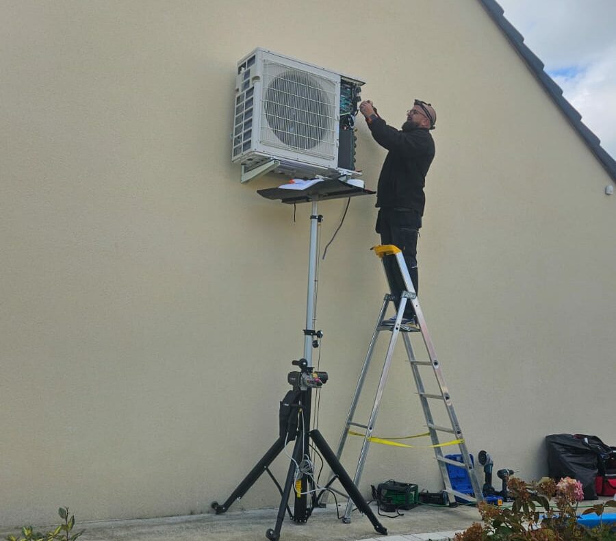 Installation de pompe à chaleur Mitsubishi à Champigny-sur-Marne (94)