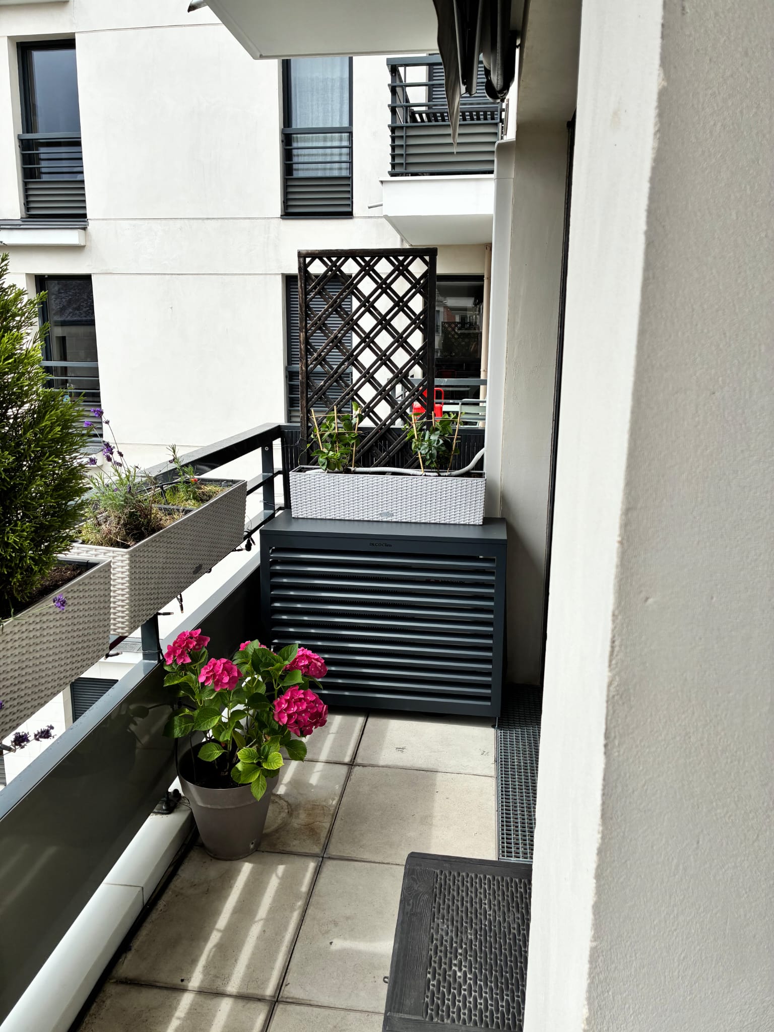 Cache-groupe design pour climatisation Mitsubishi Electric